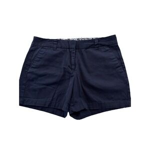 Land'n Sea Women's Bermuda Shorts Size 8 Navy Blue Pockets Stretch Boho